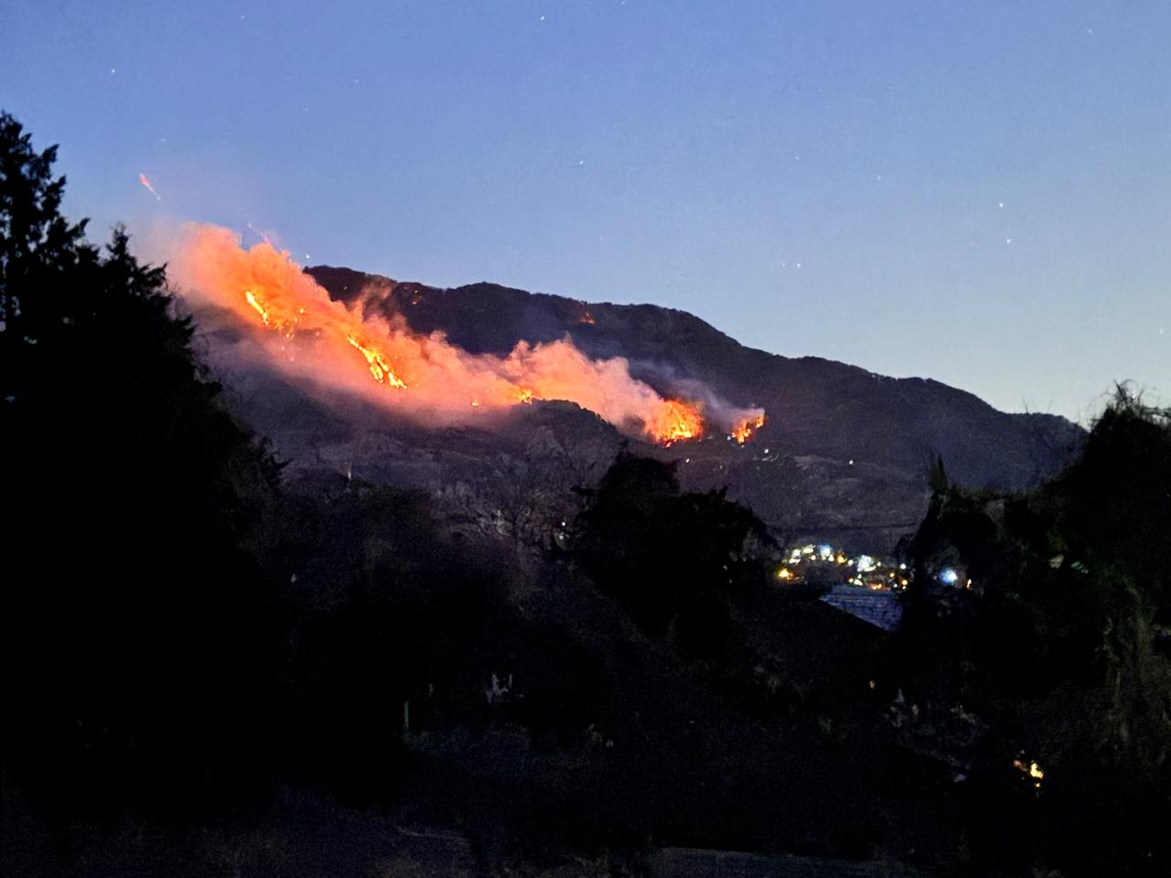 風が強かったせいか...