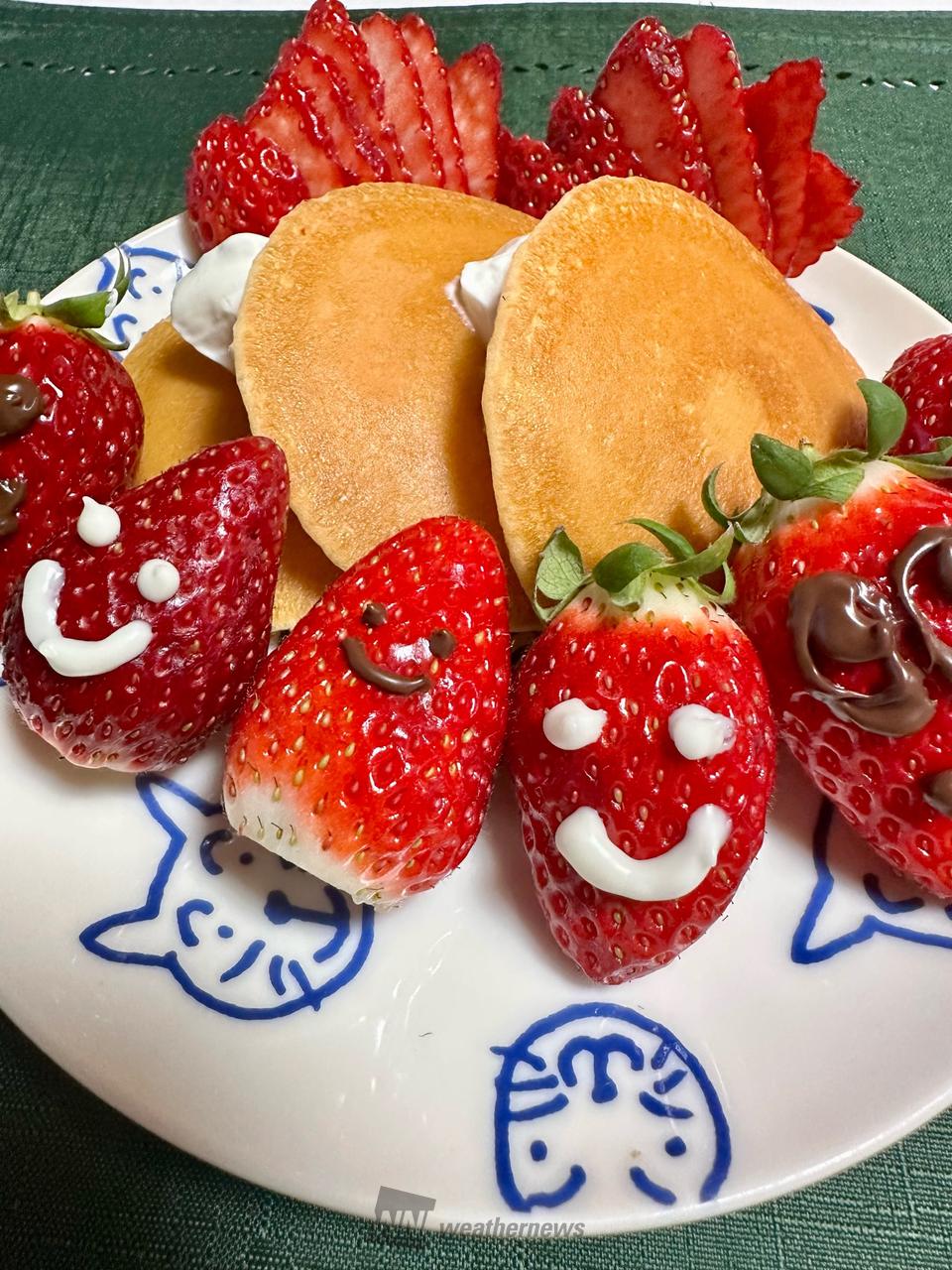 いちごの日🍓 注目の空の写真 ウェザーニュース