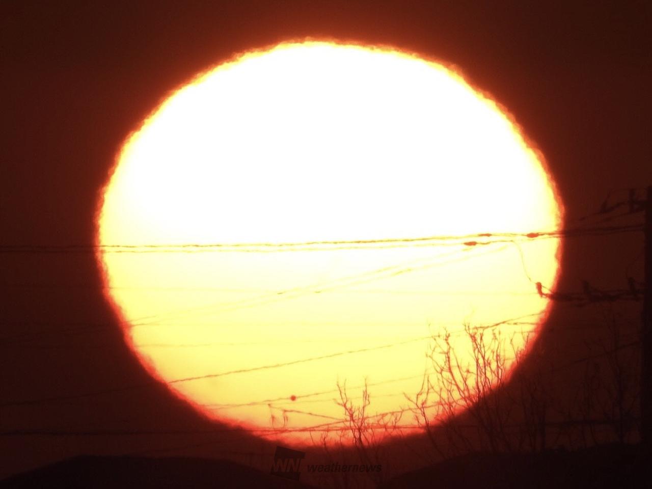 朝日・朝焼け 注目の空の写真 ウェザーニュース