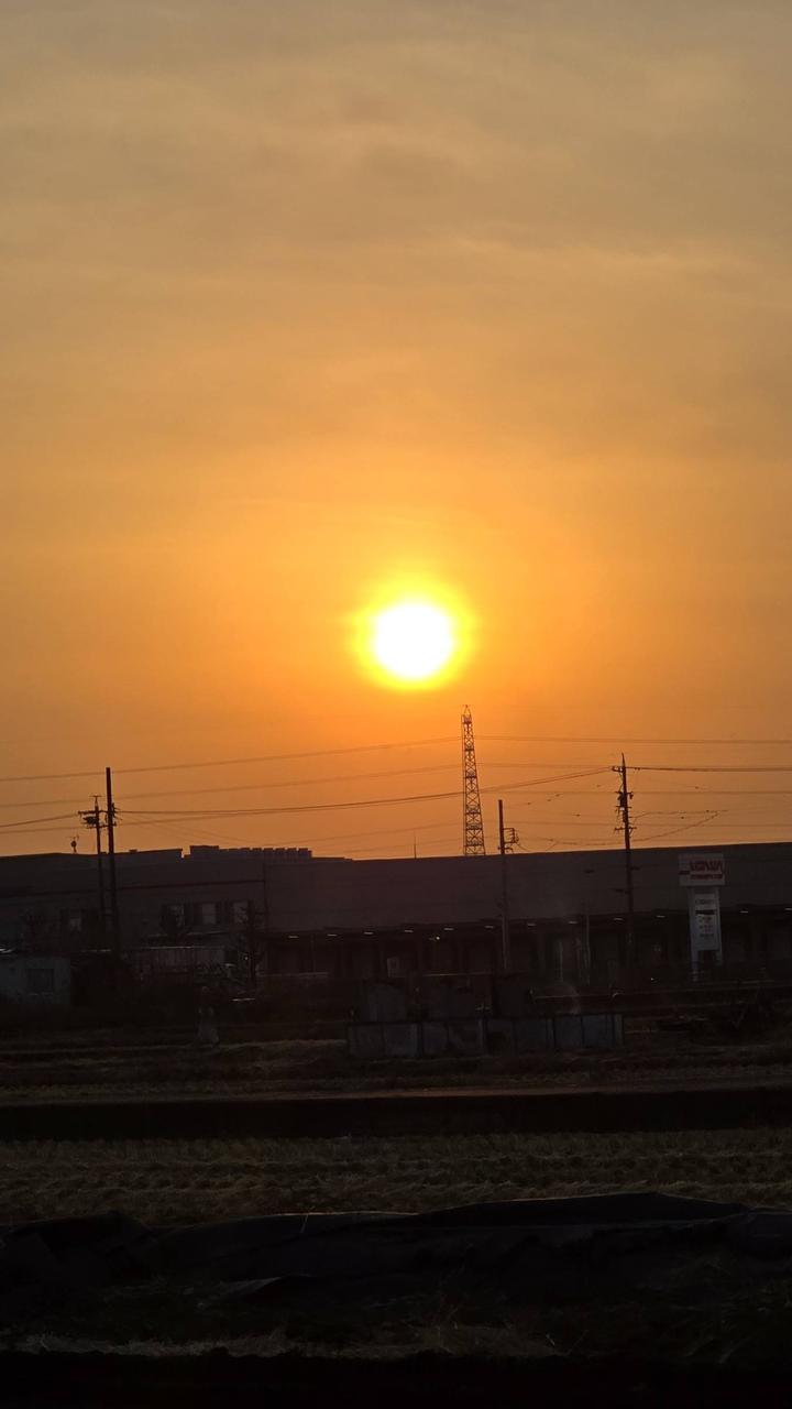 夕陽今日も霞んでいます 風はありませ | 愛知県一宮市 | ちいばぁば