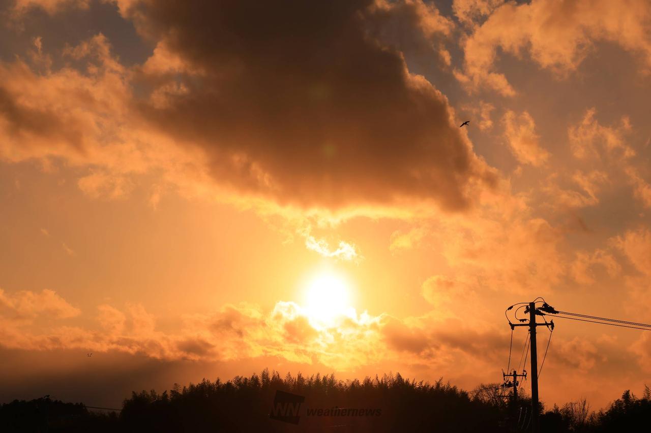 夕焼けタイム 注目の空の写真 ウェザーニュース