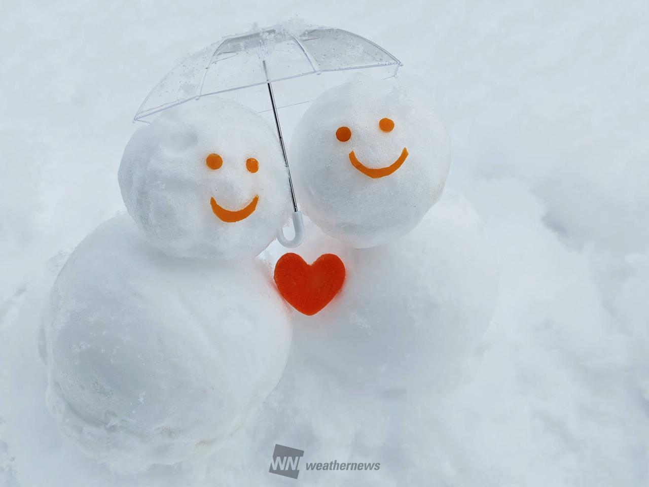 雪だるまリポート 注目の空の写真 ウェザーニュース