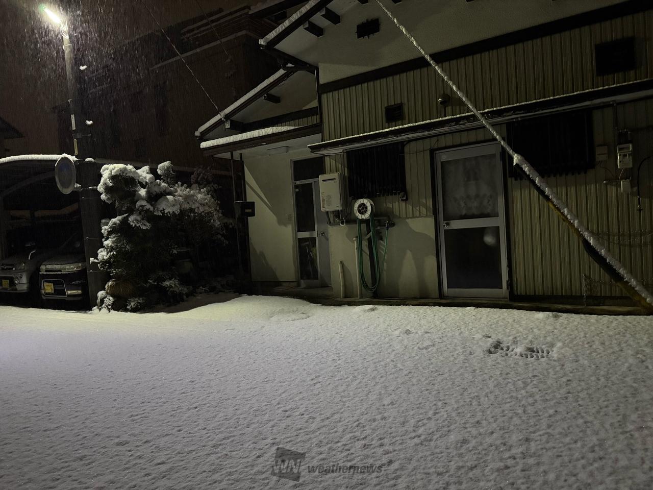 東海の雪の様子 注目の空の写真 ウェザーニュース