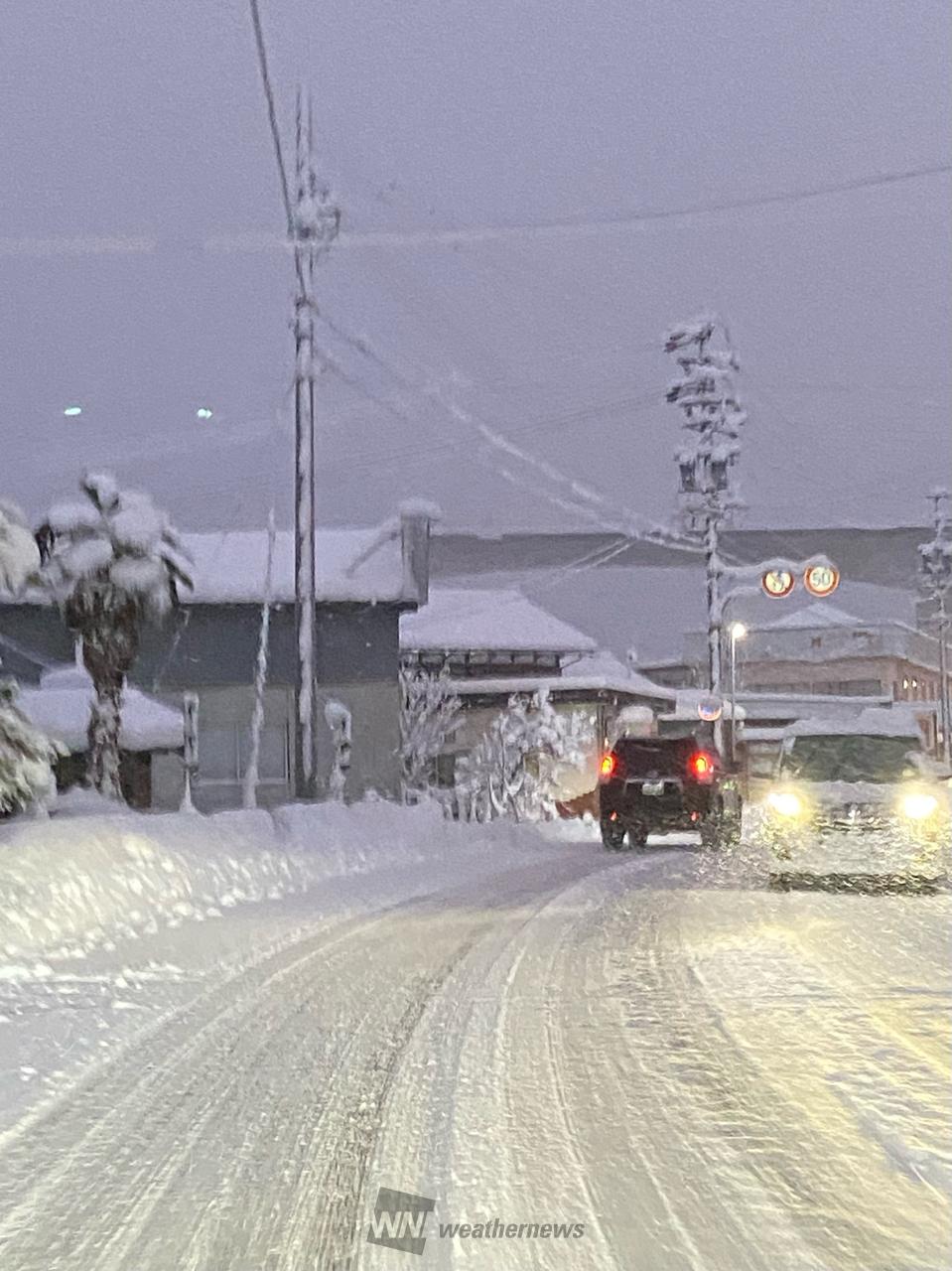 大雪】北陸の状況 注目の空の写真 ウェザーニュース
