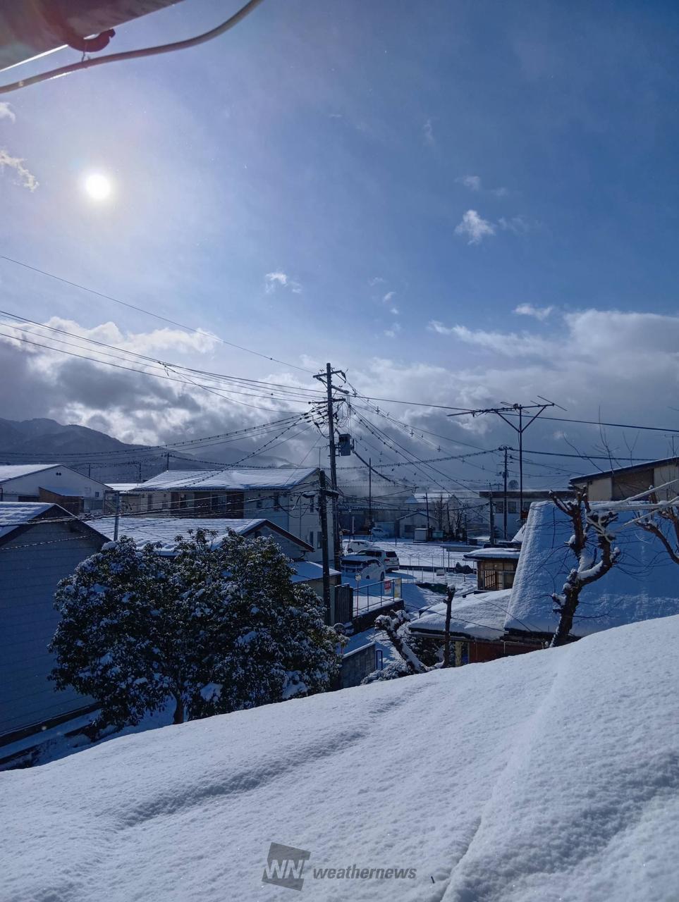 おはようございます 先ほどまで 雪 空が | 福島県会津若松市