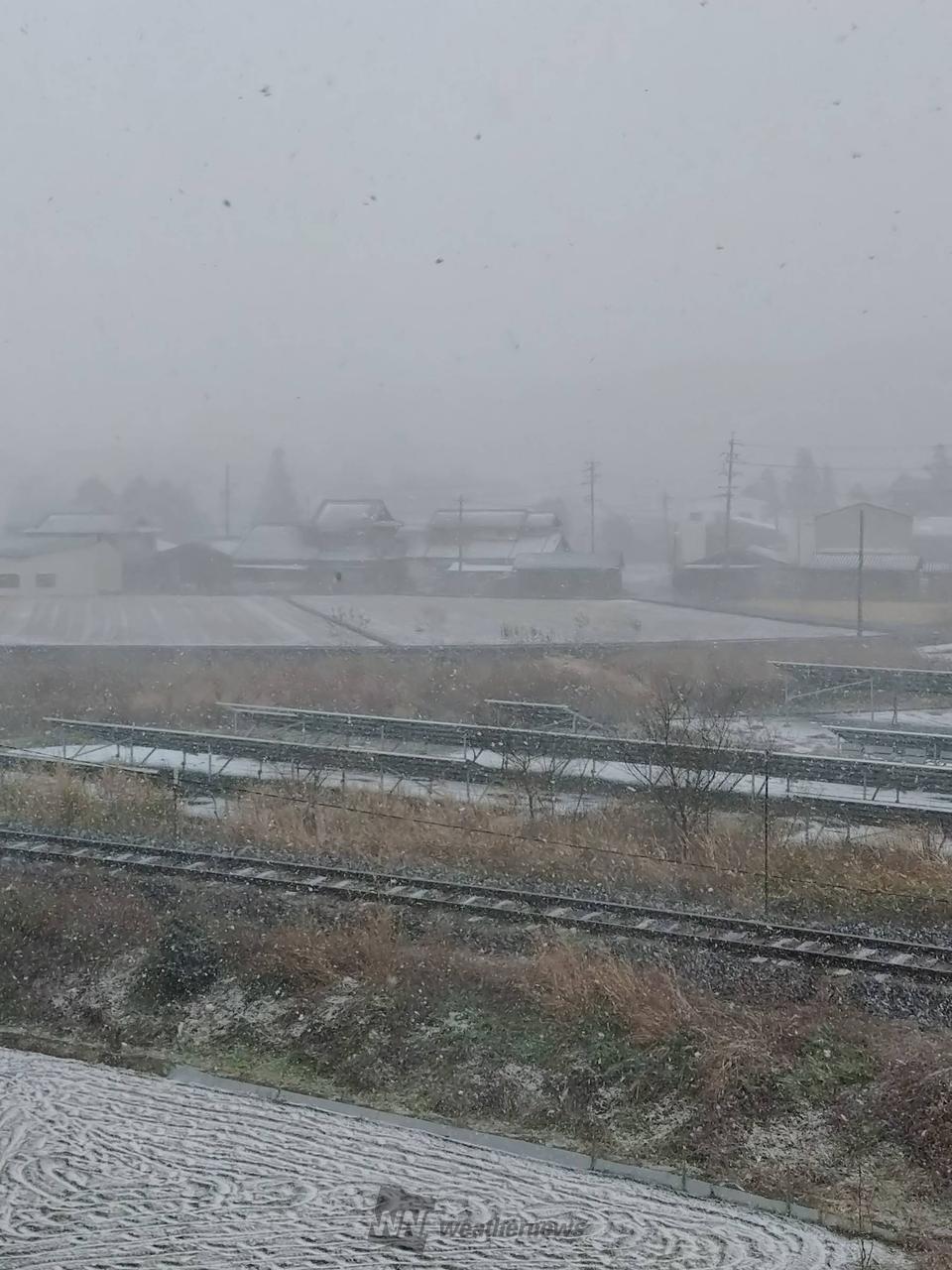 東海の雪の様子 注目の空の写真 ウェザーニュース
