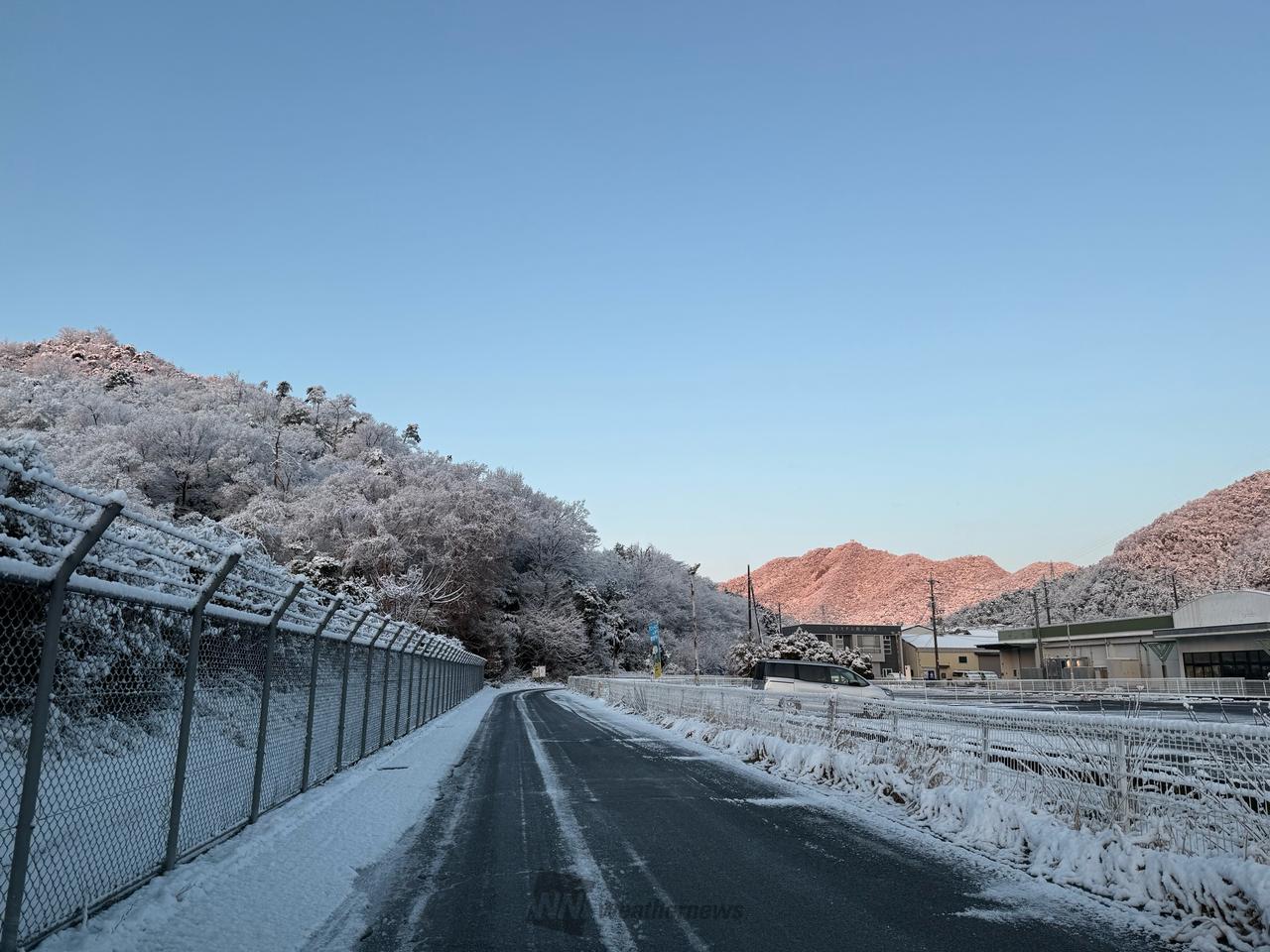東海も一部で積雪 注目の空の写真 ウェザーニュース