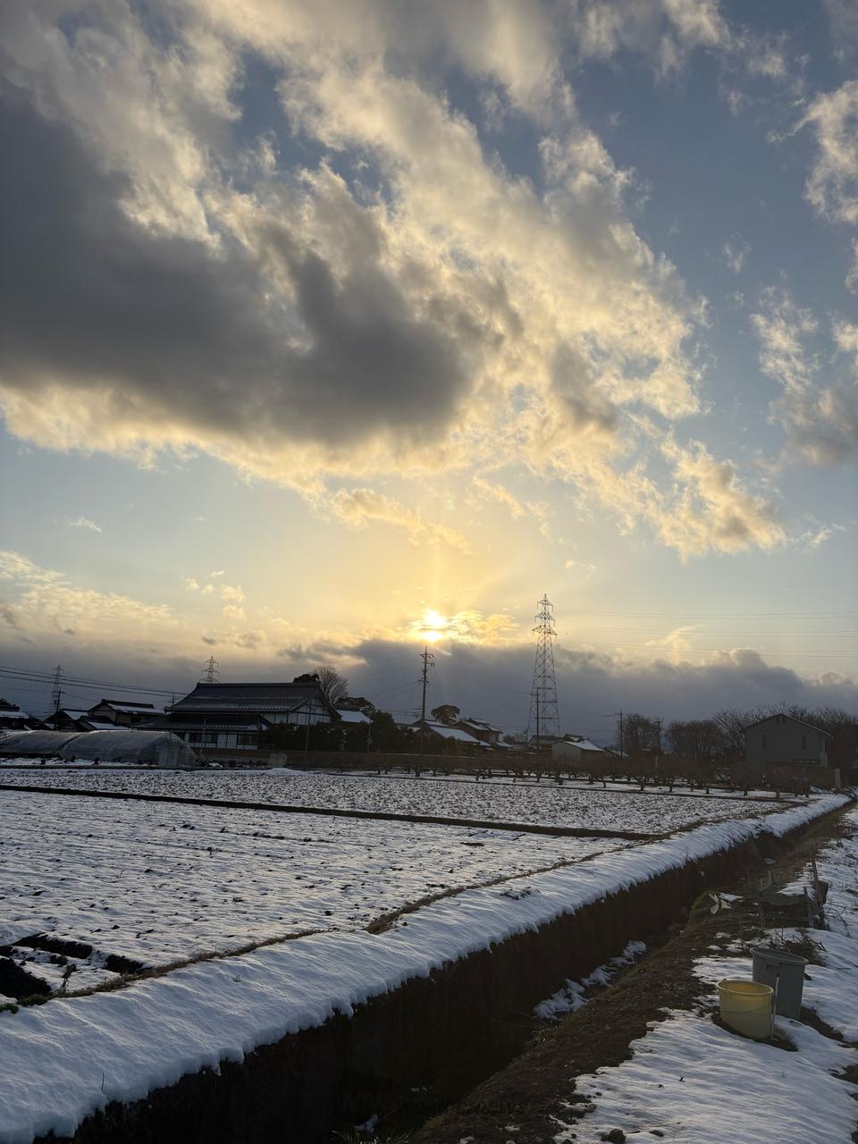 東海も一部で積雪 注目の空の写真 ウェザーニュース