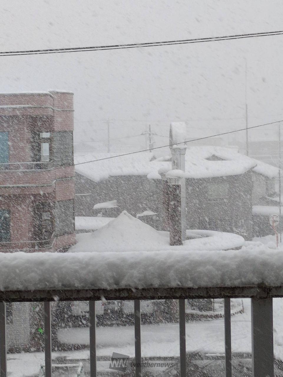 日本海側は雪が続く 注目の空の写真 ウェザーニュース