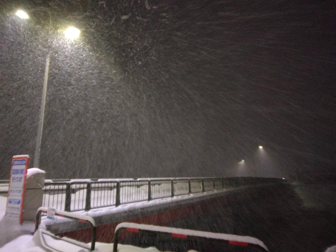 日本海側は雪が続く 注目の空の写真 ウェザーニュース