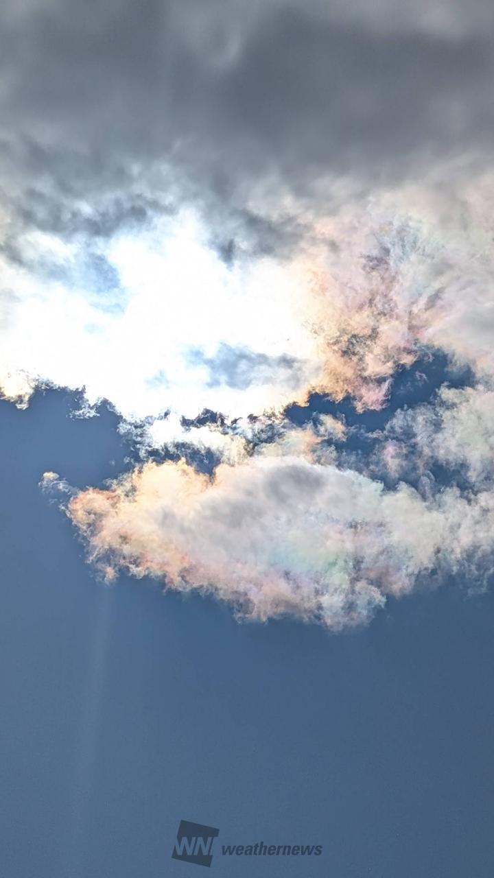 虹色の雲みーっけ！ 注目の空の写真 ウェザーニュース