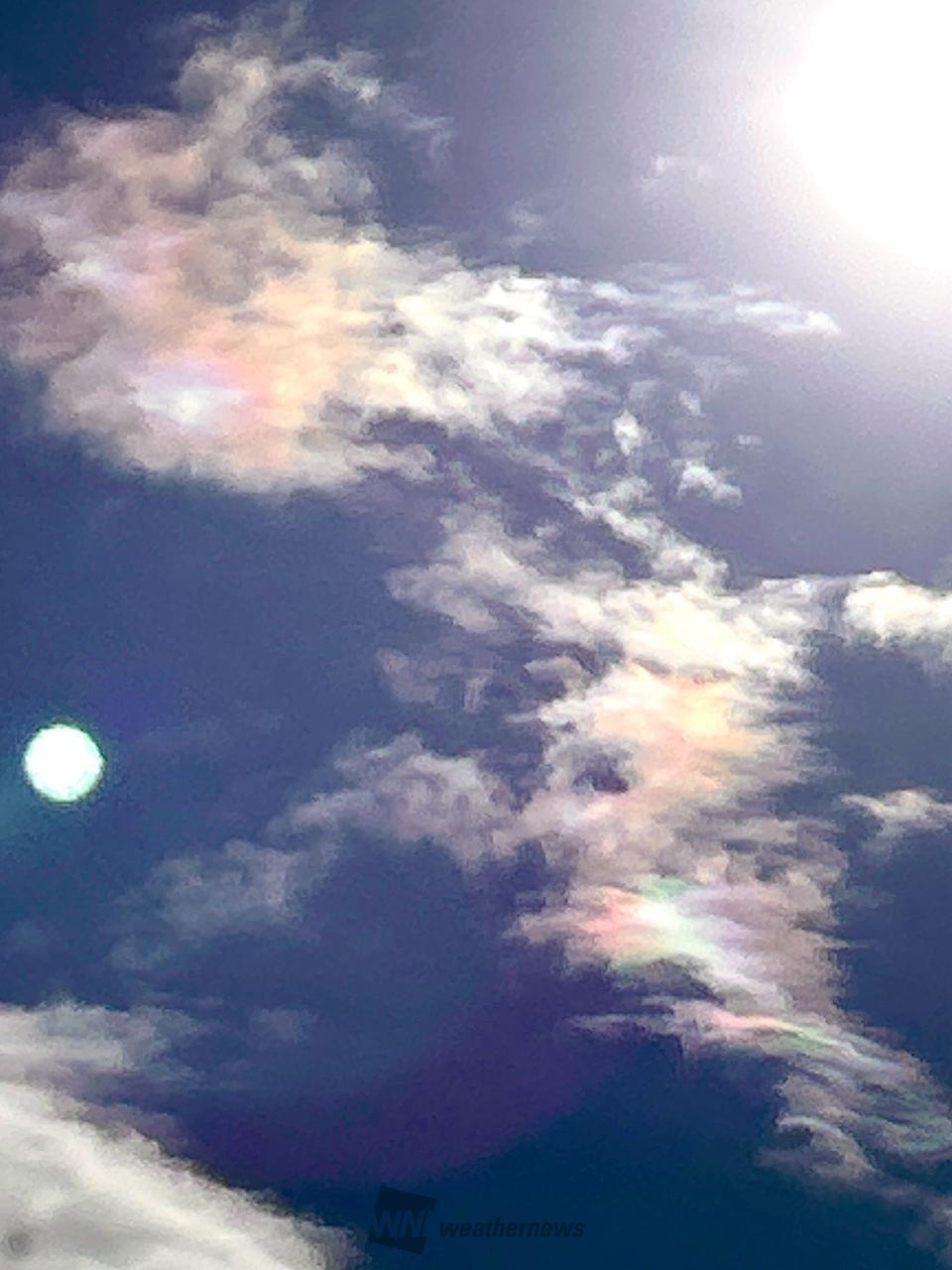虹色の雲みーっけ！ 注目の空の写真 ウェザーニュース