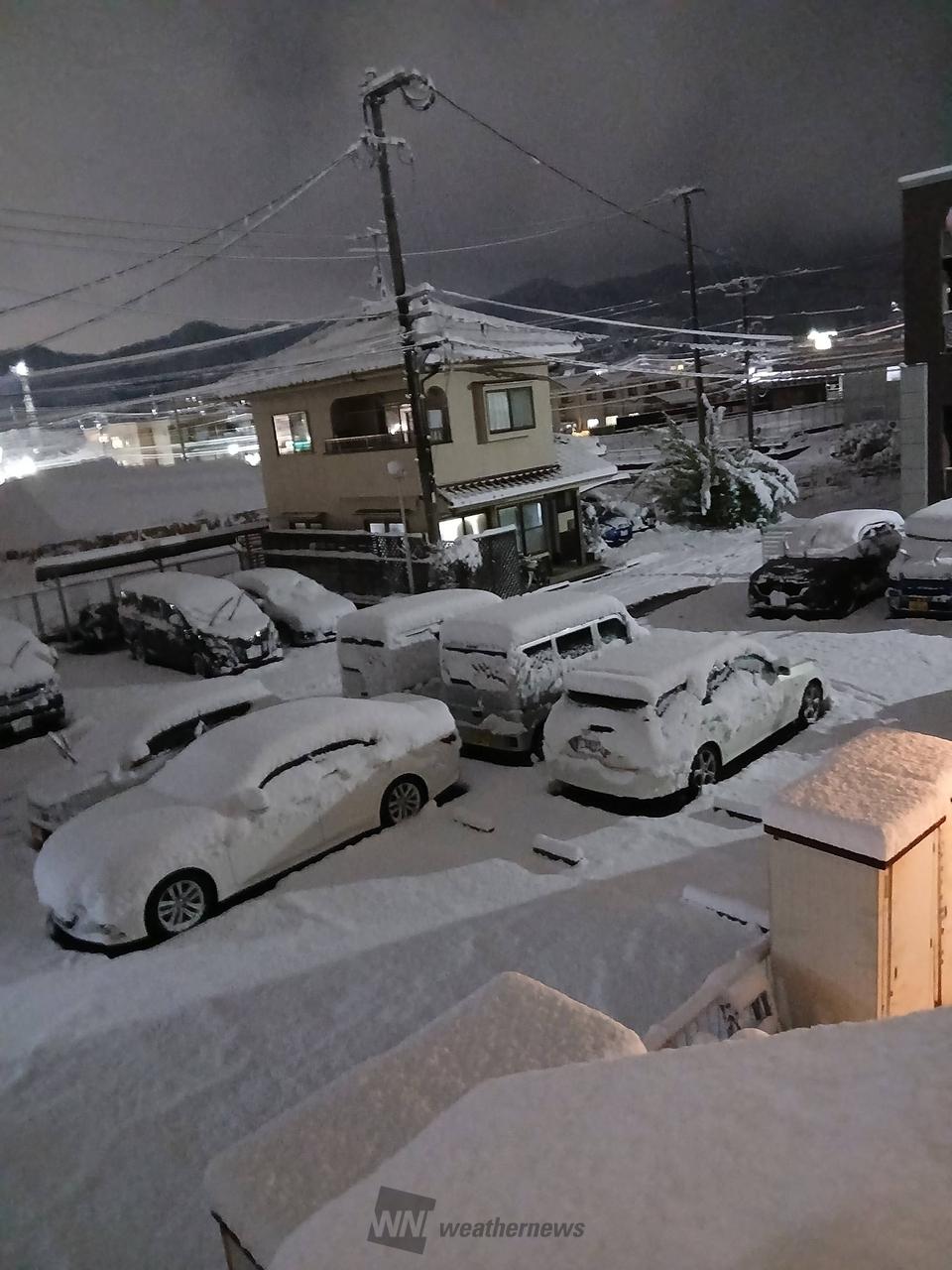 山陽・四国の雪の状況 注目の空の写真 ウェザーニュース