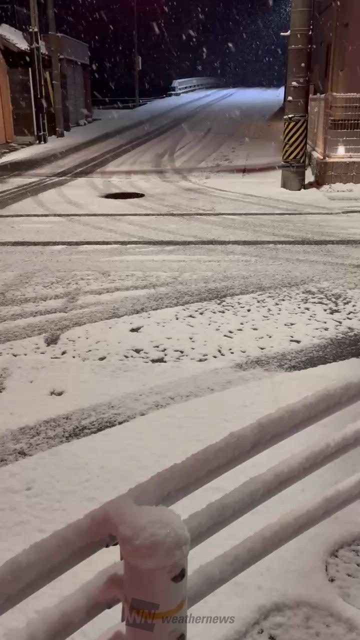 東海・甲信の雪の状況 注目の空の写真 ウェザーニュース