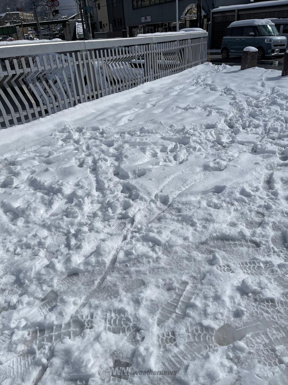 近畿の雪の状況 注目の空の写真 ウェザーニュース