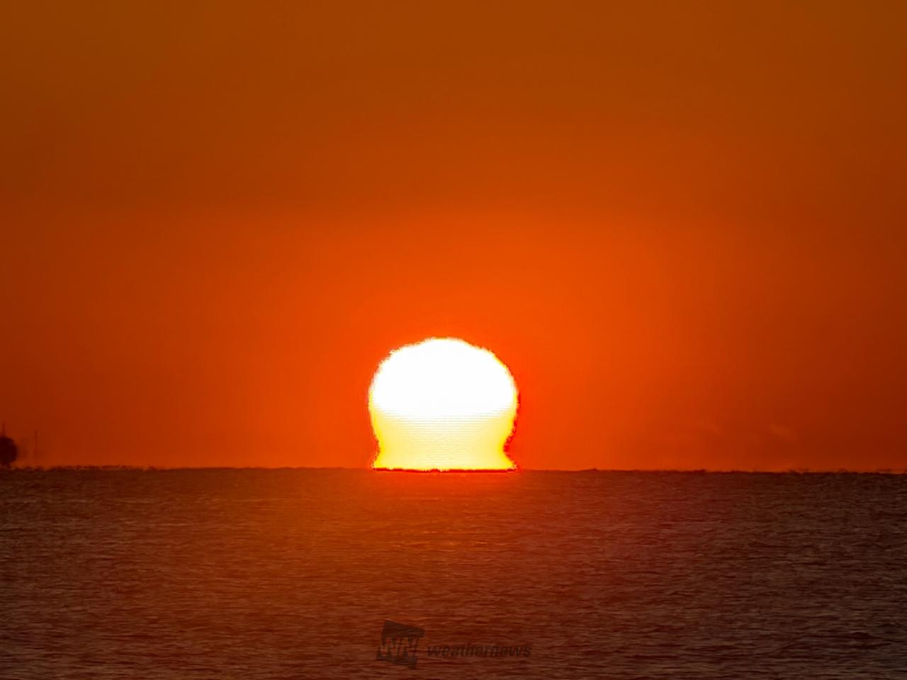 日の出写真館 注目の空の写真 ウェザーニュース