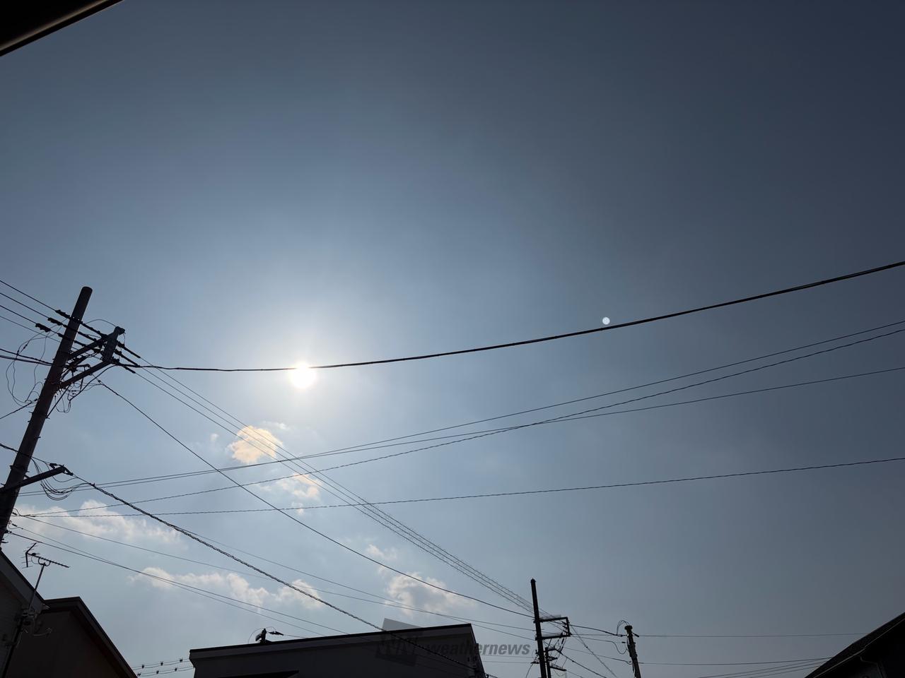 晴れ10.2℃の福...