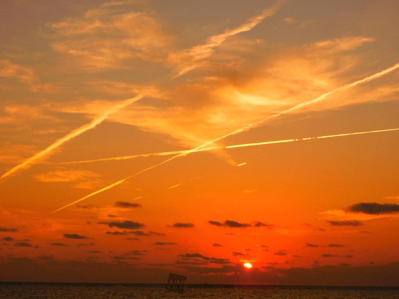 夕焼け写真館 注目の空の写真 ウェザーニュース