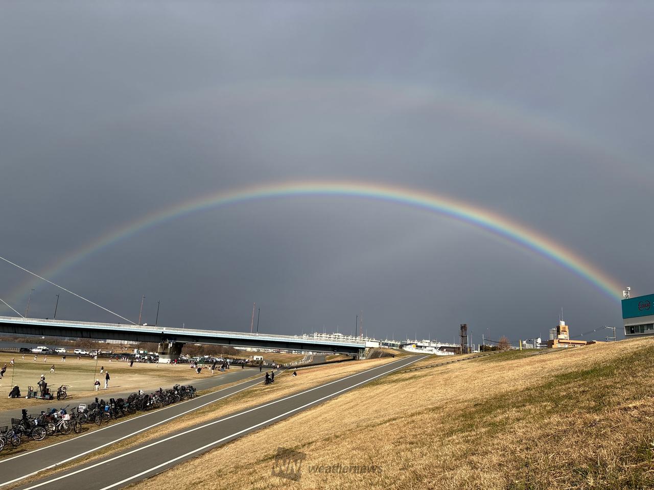 雨の後に虹が出現🌈 注目の空の写真 ウェザーニュース