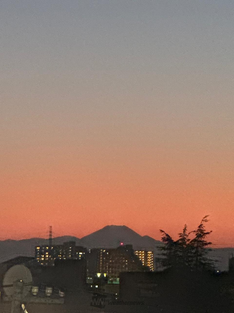 夕焼けタイム 注目の空の写真 ウェザーニュース