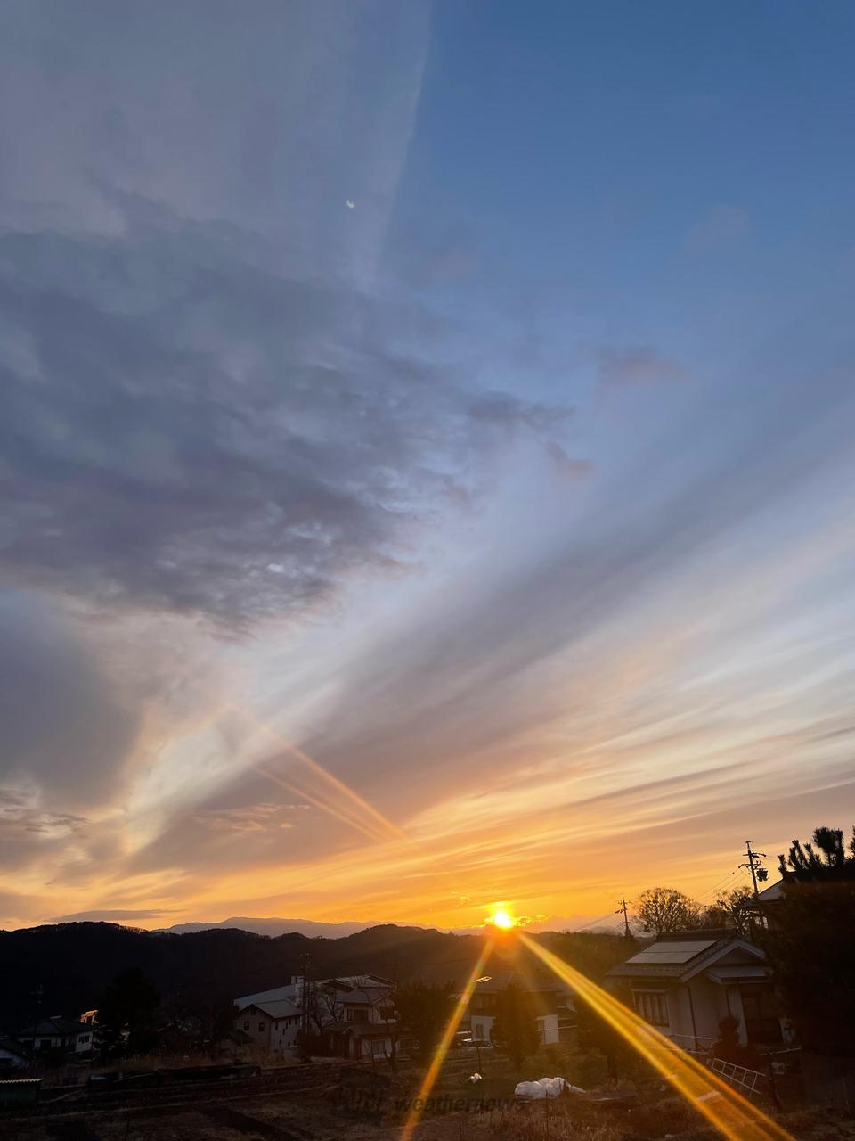 夕陽＆夕焼け 注目の空の写真 ウェザーニュース