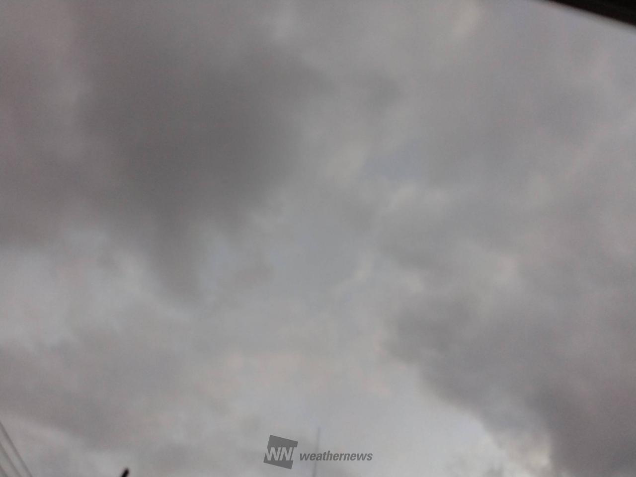 帰宅途中、にわか雪...