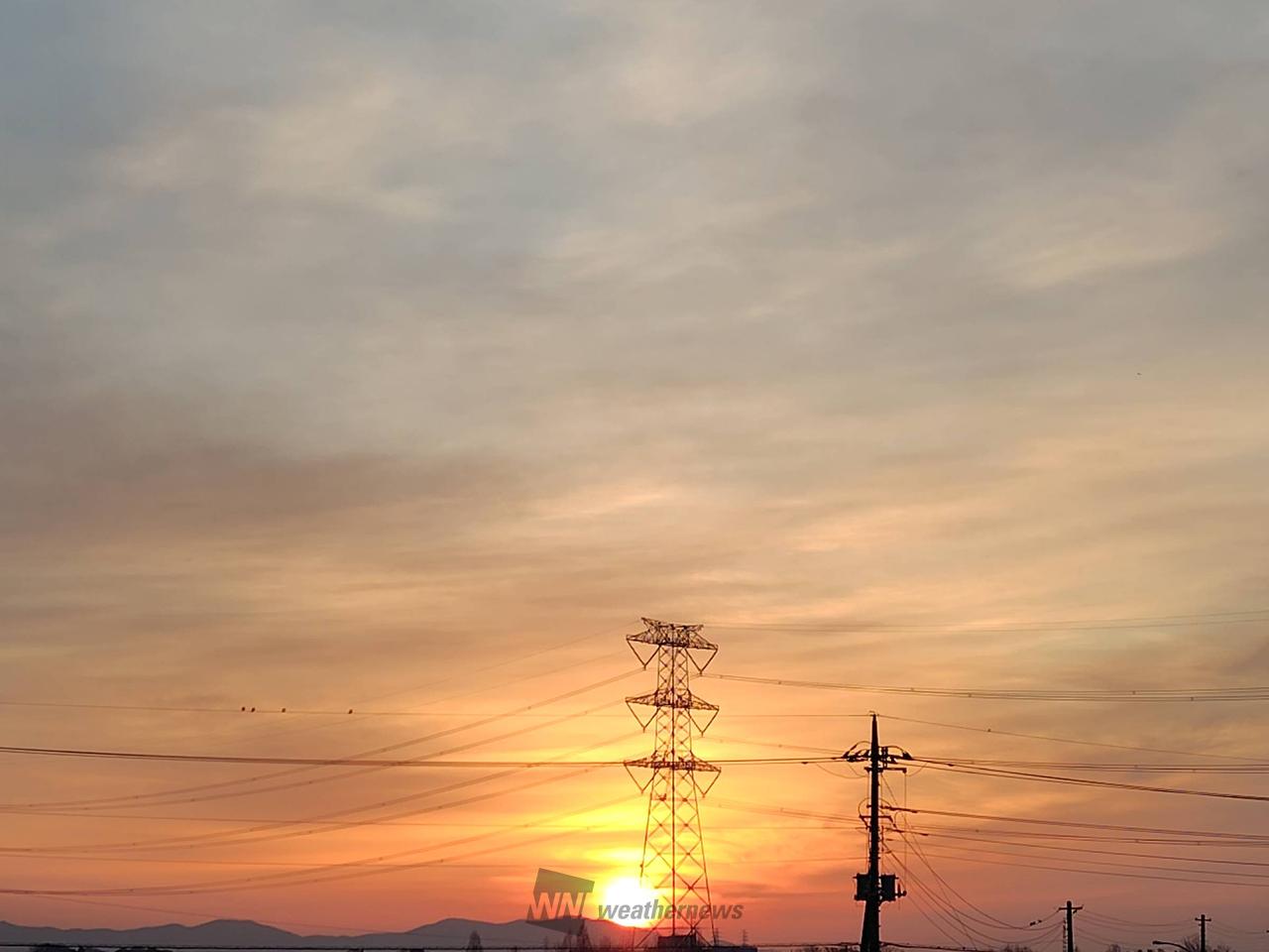 日の出写真館 注目の空の写真 ウェザーニュース