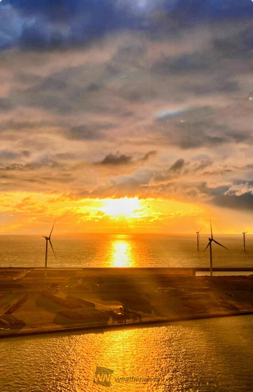 夕べ 夕焼けタイム 注目の空の写真 ウェザーニュース