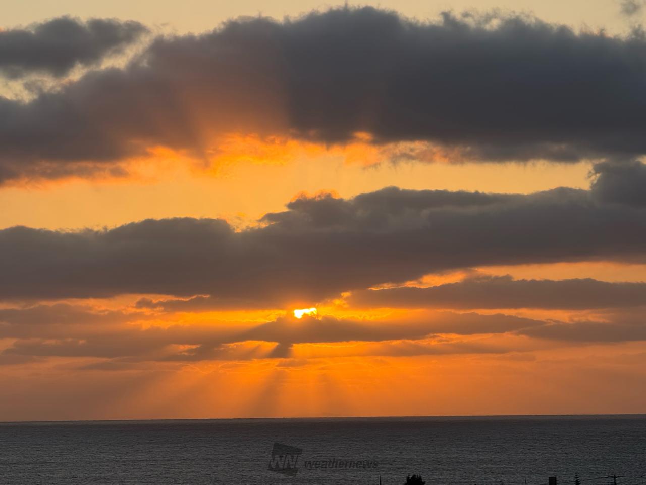 夕陽写真館 注目の空の写真 ウェザーニュース