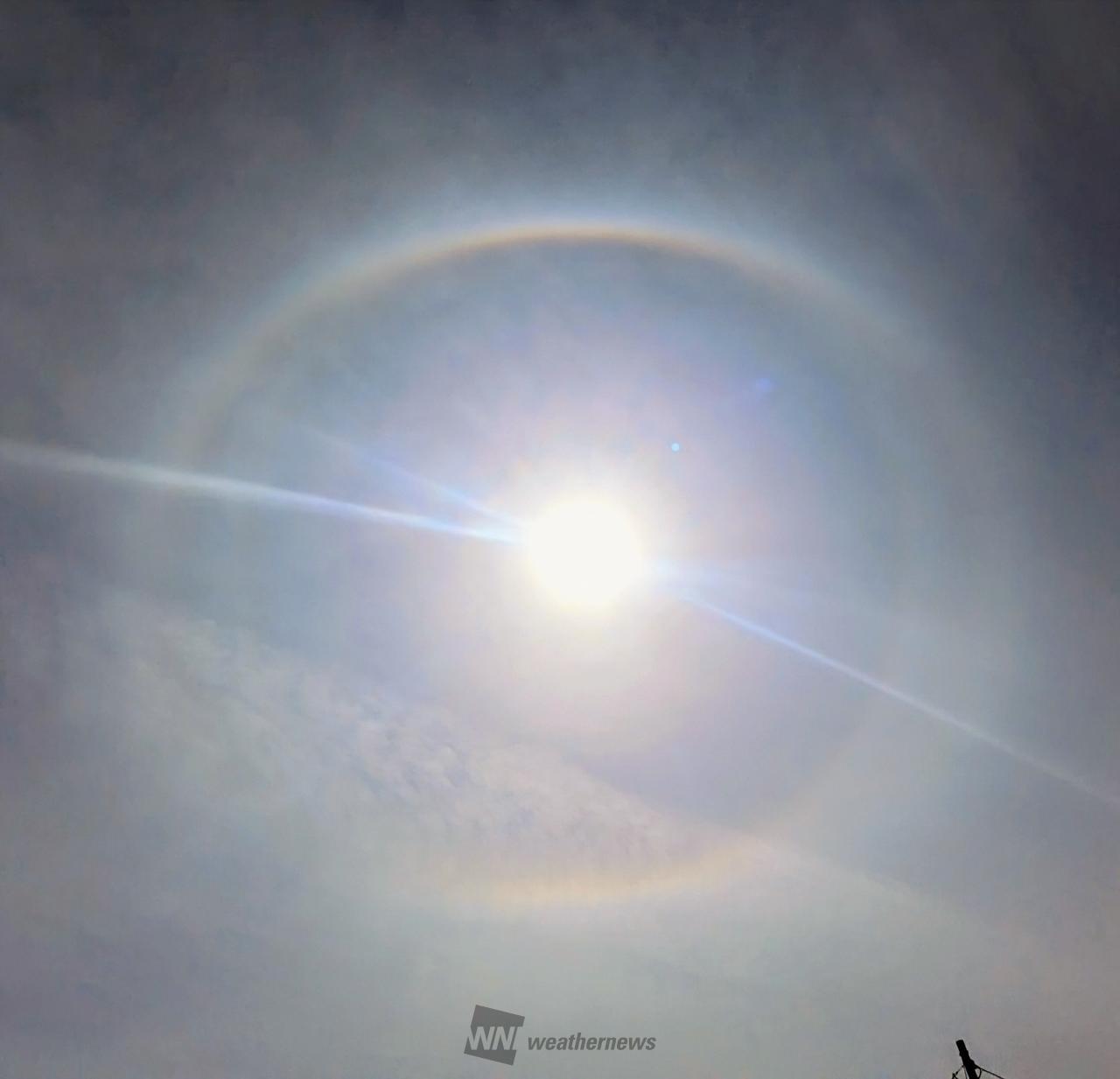 今日の虹色🌈 注目の空の写真 ウェザーニュース