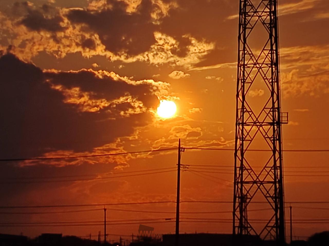 金曜日の夕焼け 注目の空の写真 ウェザーニュース