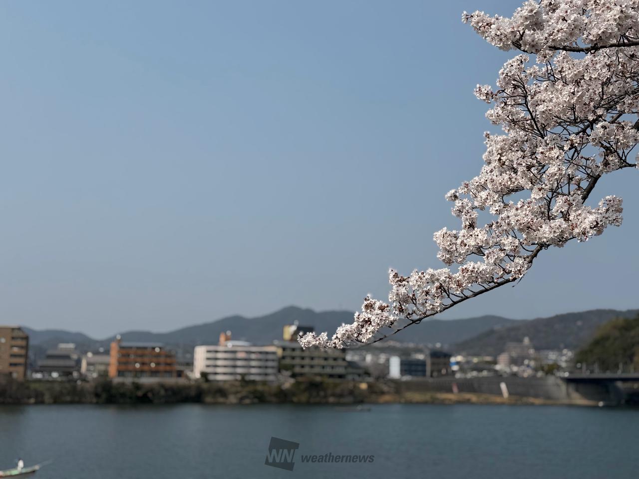 犬山城付近の木曽川...