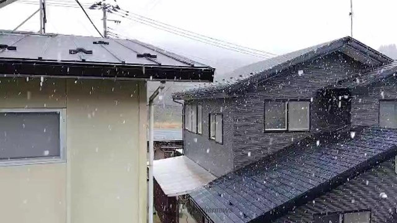 4月なのに？！雪化粧 注目の空の写真 ウェザーニュース