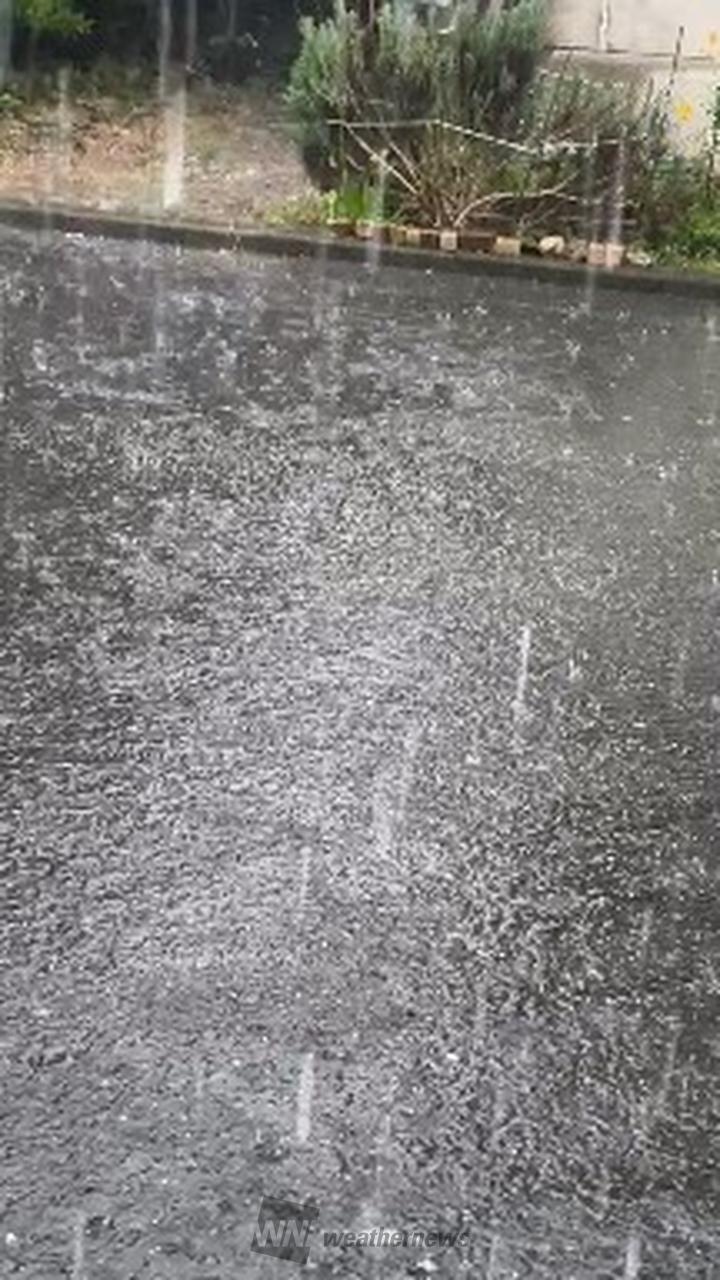 近畿】前が見えないほどの豪雨 注目の空の写真 ウェザーニュース