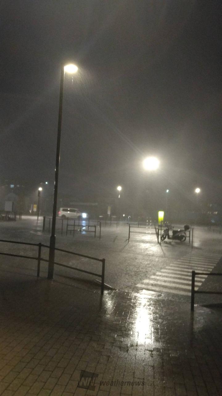 東海】強弱をつけて降る雨 注目の空の写真 ウェザーニュース