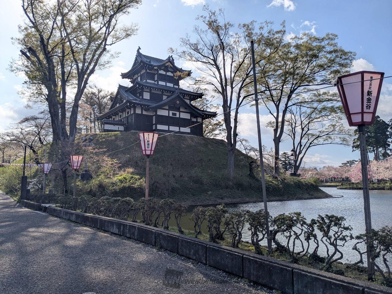残った桜