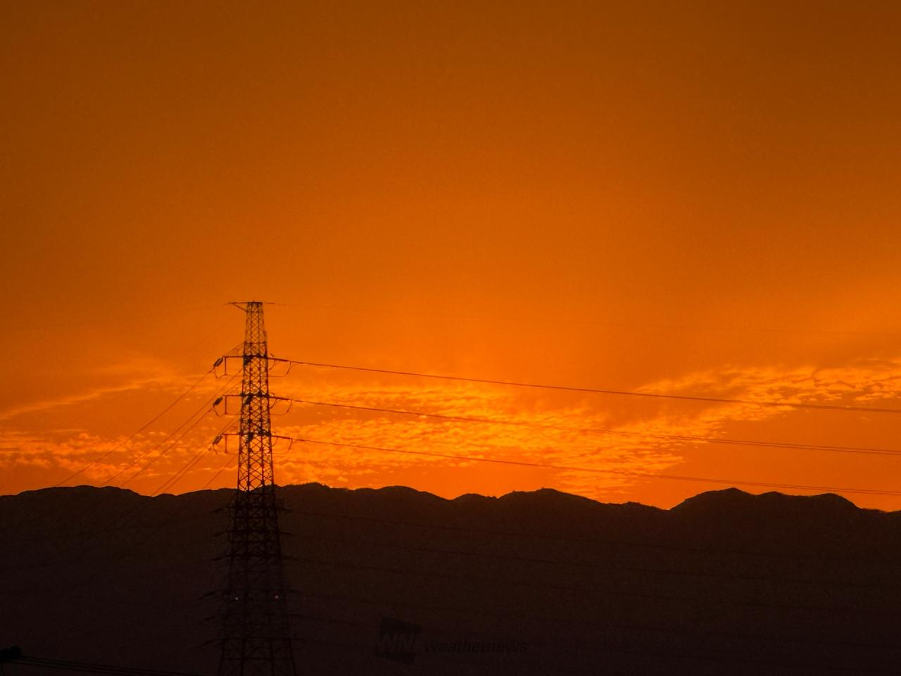 夕焼けタイム 注目の空の写真 ウェザーニュース
