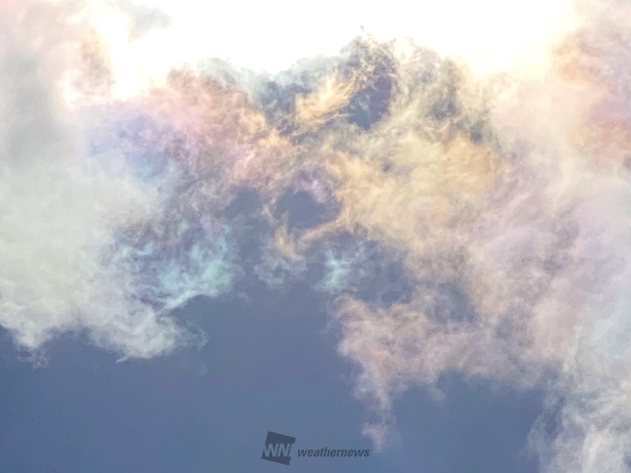 カラフルな雲 注目の空の写真 ウェザーニュース