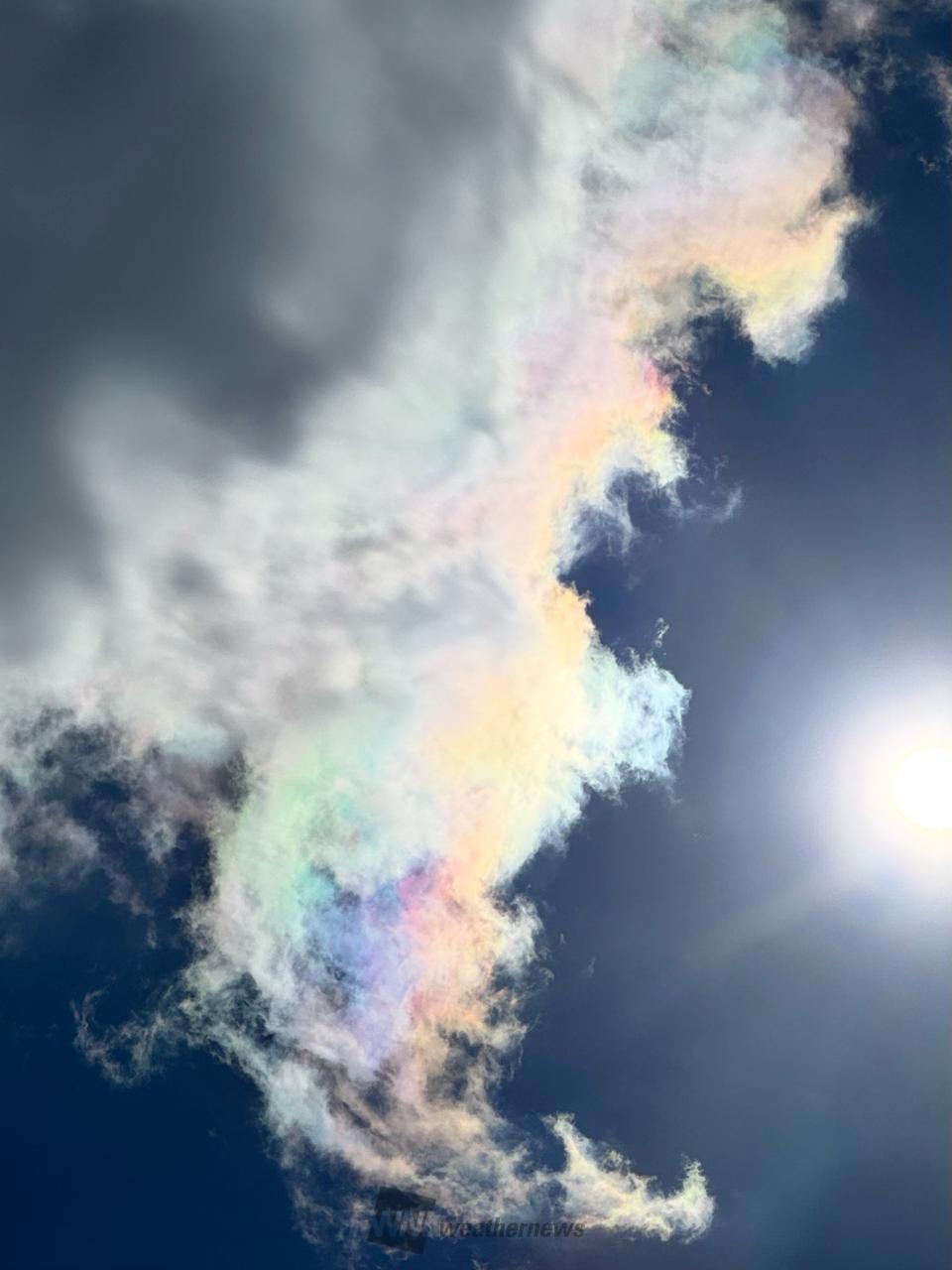 カラフルな雲 注目の空の写真 ウェザーニュース