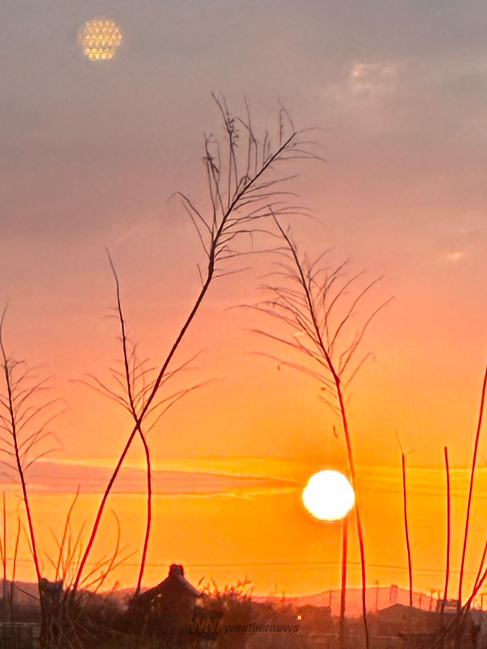 土曜日の夕焼け🌆 注目の空の写真 ウェザーニュース
