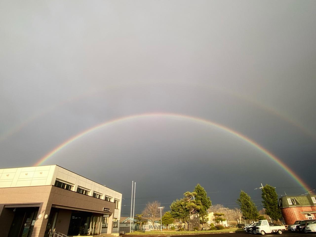 22日(水)の虹色🌈 注目の空の写真 ウェザーニュース