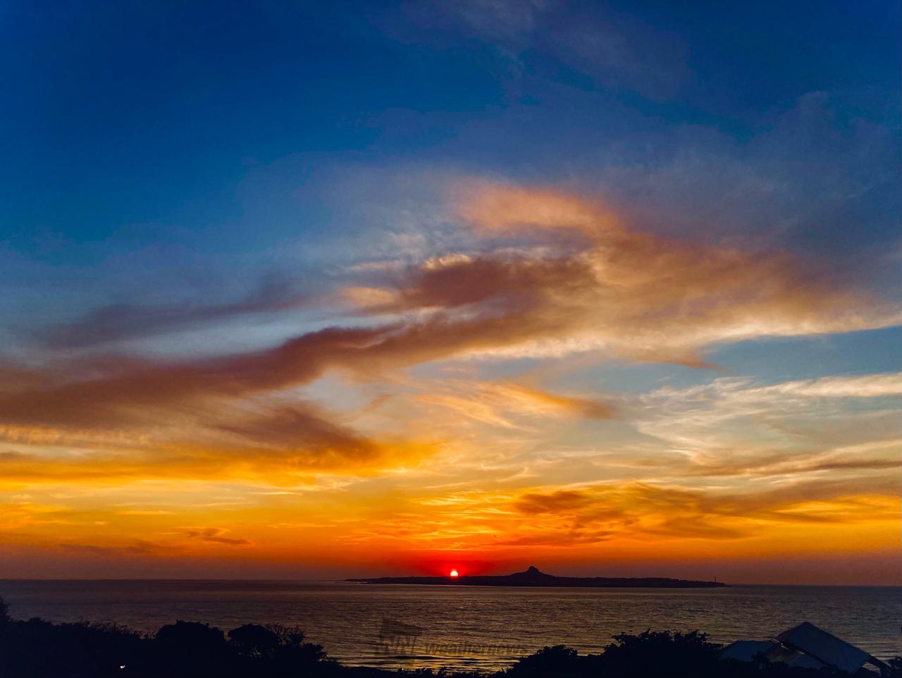 5月最初の夕焼け 注目の空の写真 ウェザーニュース