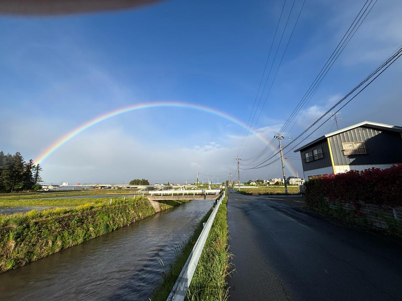 朝虹が出現🌈 注目の空の写真 ウェザーニュース