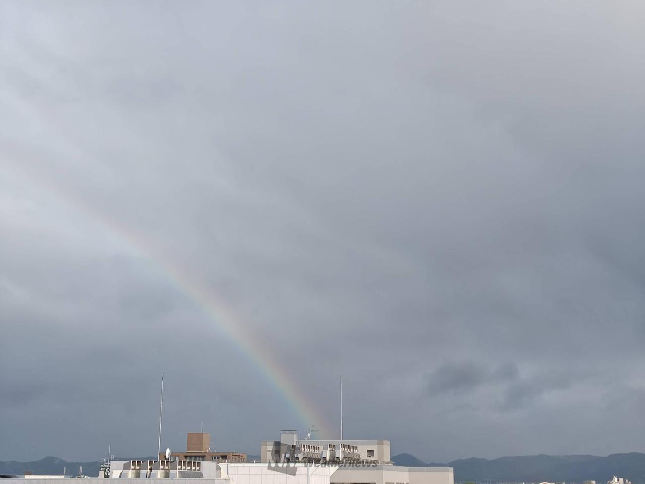 朝虹が出現🌈 注目の空の写真 ウェザーニュース