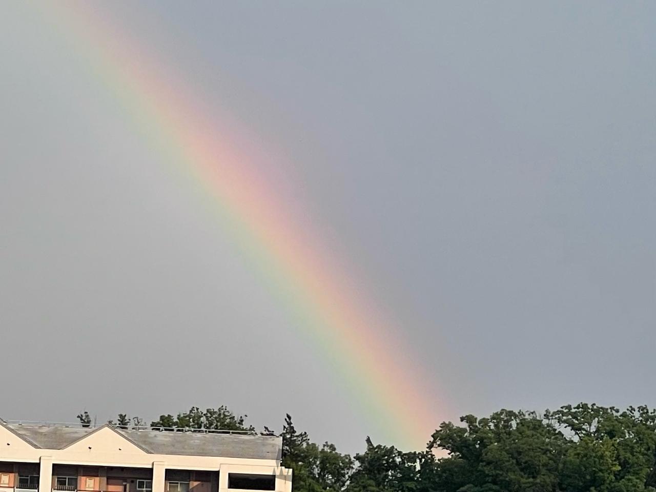雷雨のち虹🌈 注目の空の写真 ウェザーニュース