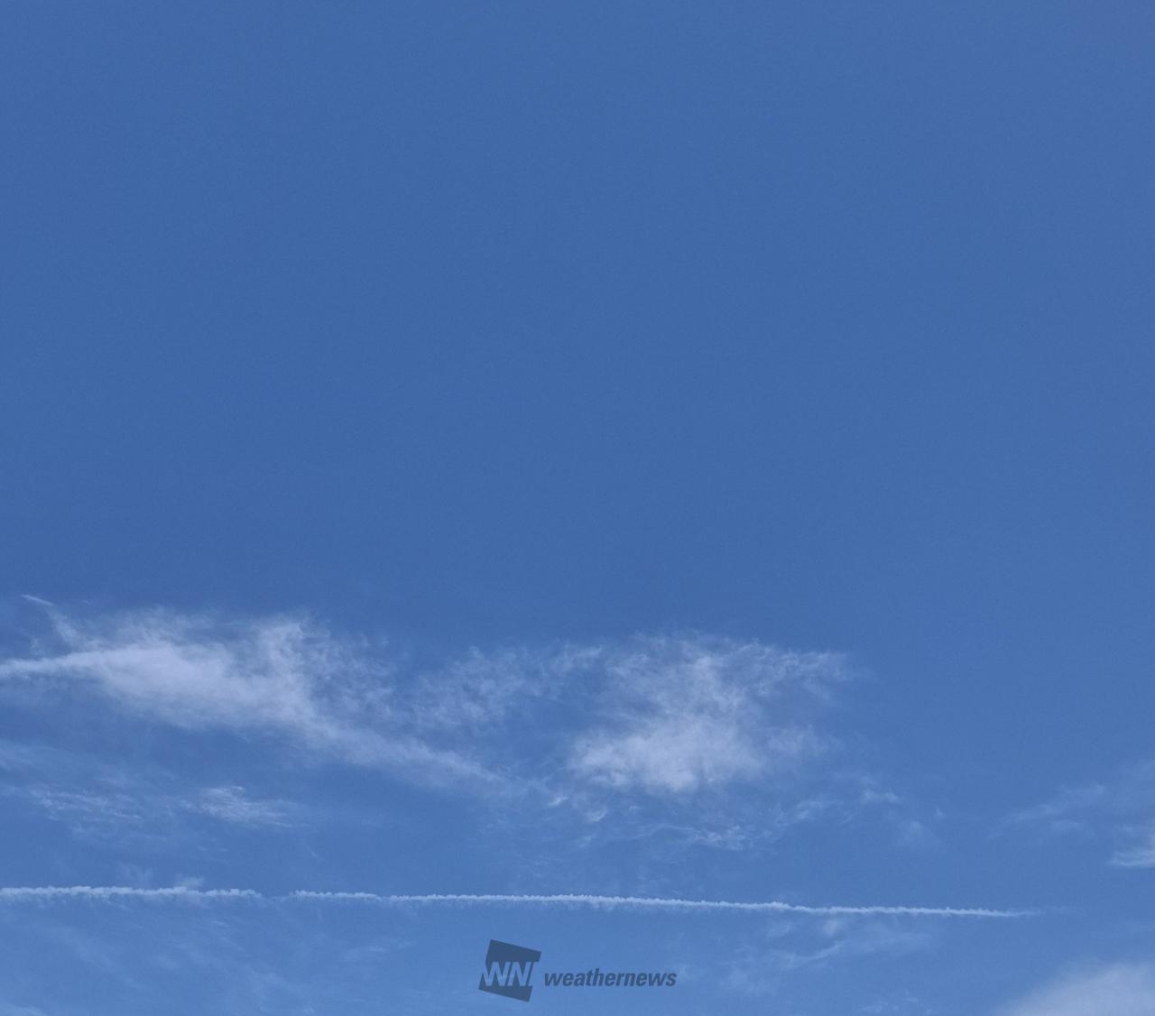 💙雲一つない青空💙 注目の空の写真 ウェザーニュース