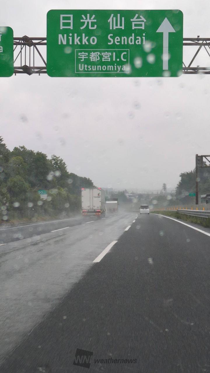再び、激しい雨模様。 東北自動車道、雨ざ | 栃木県鹿沼市 | たけやん