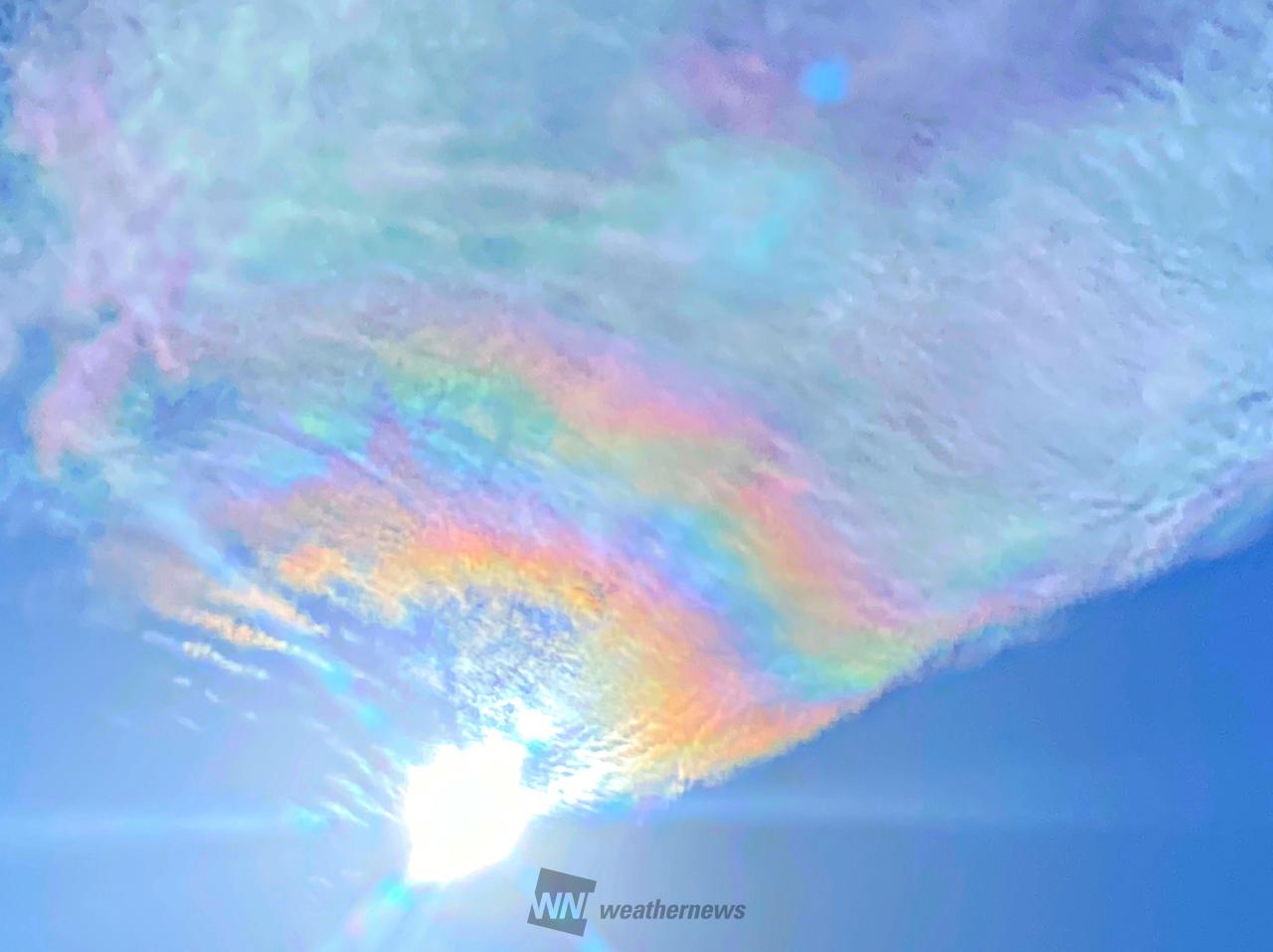 彩雲や幻日が出現 注目の空の写真 ウェザーニュース
