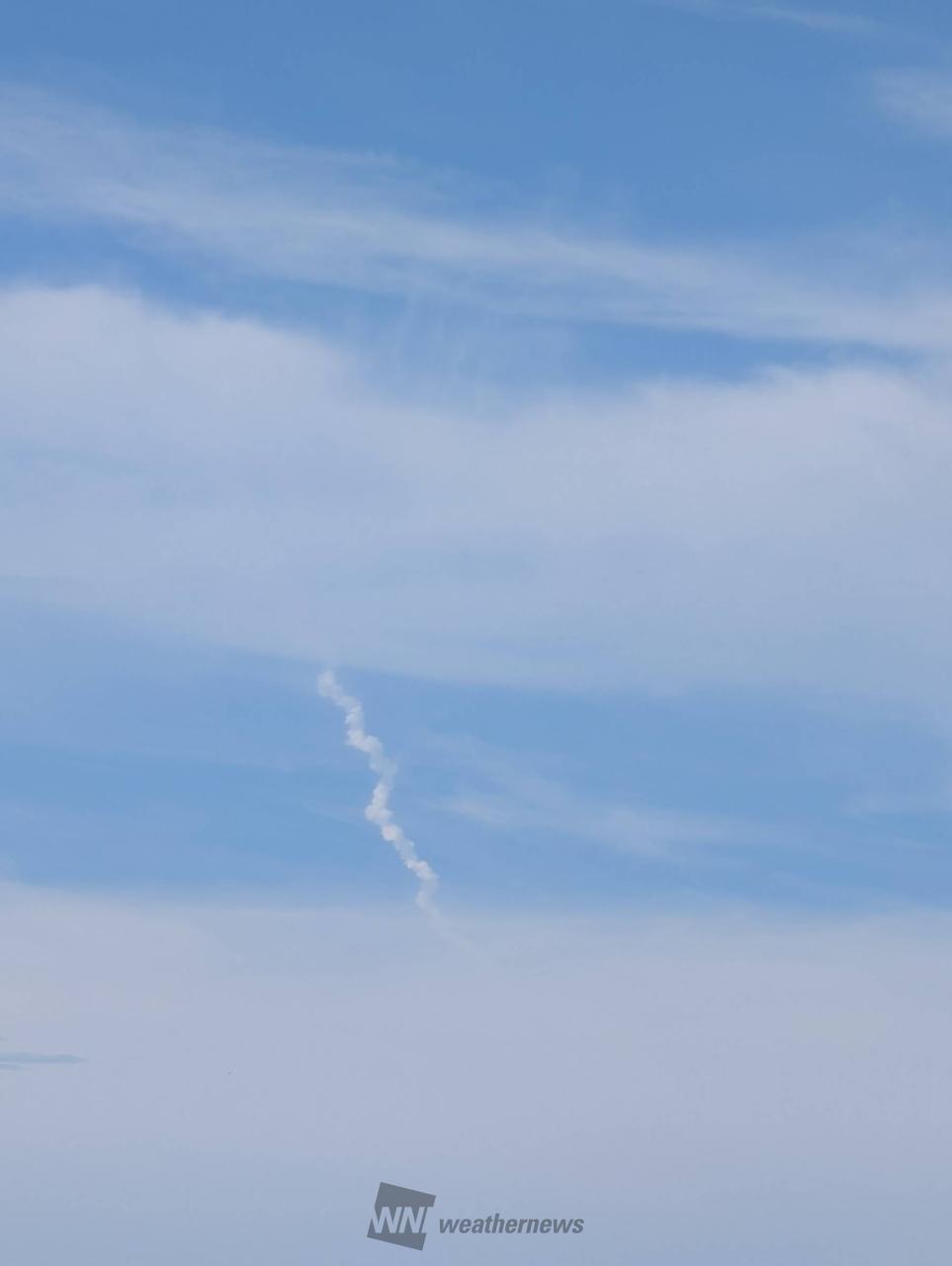 ロケット打ち上げ🚀 注目の空の写真 ウェザーニュース