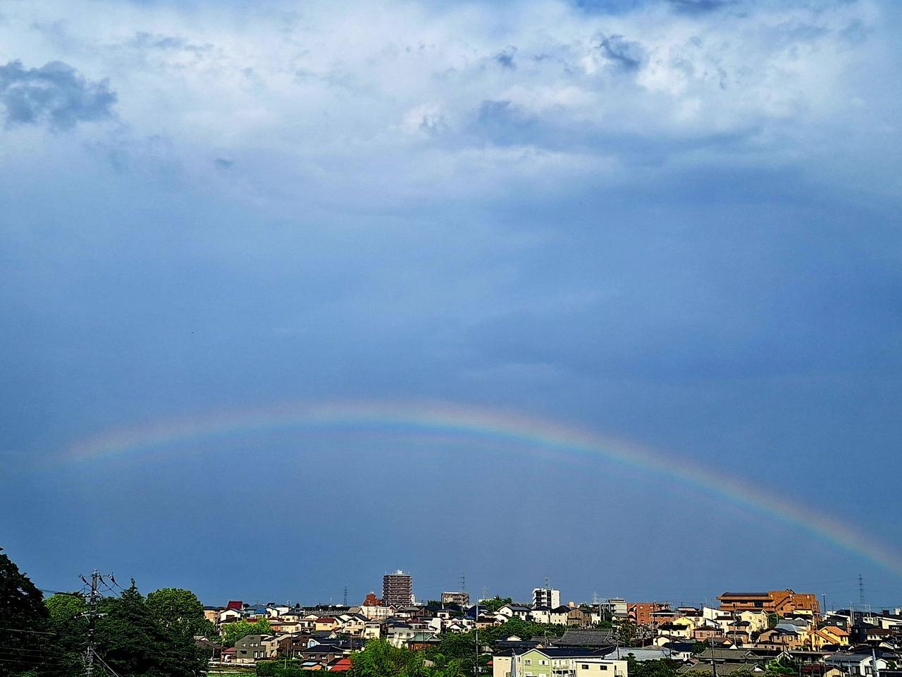 雨上がりの虹 注目の空の写真 ウェザーニュース